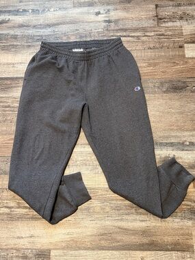 Champion Men’s L Charcoal Gray Fleece Jogger Bottoms